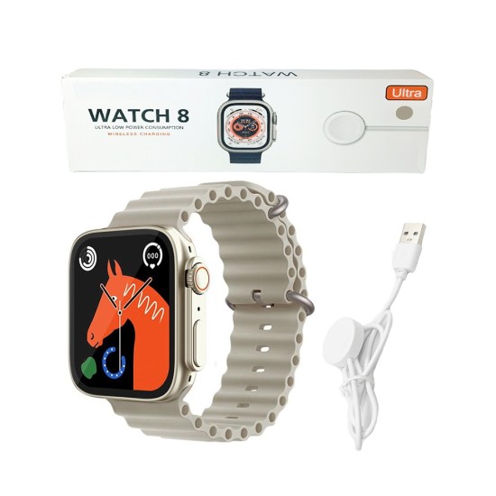 Smartwatch KD99 Ultra 1.99" Series 8 Silver